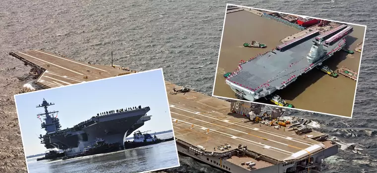 Najnowszy amerykański superlotniskowiec i chiński kolos. USS Gerald R. Ford kontra Fujian