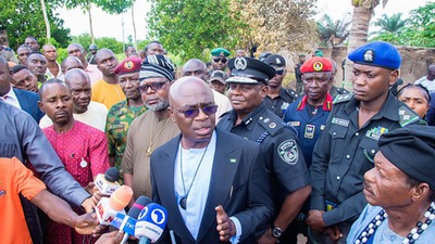 Benue State Governor, Hyacinth Alia. [Twitter:@Alialization]