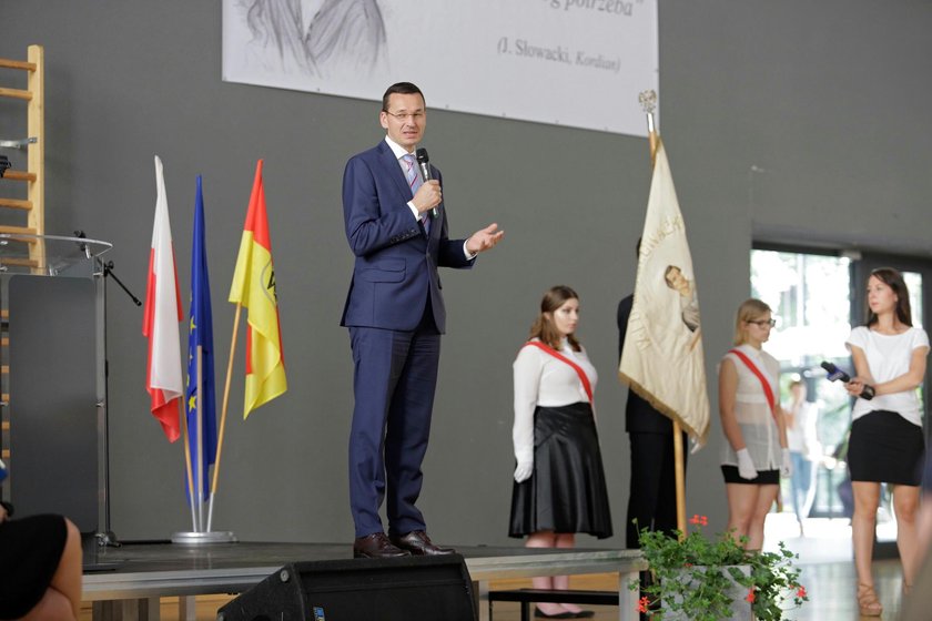 Morawiecki wrócił do szkoły