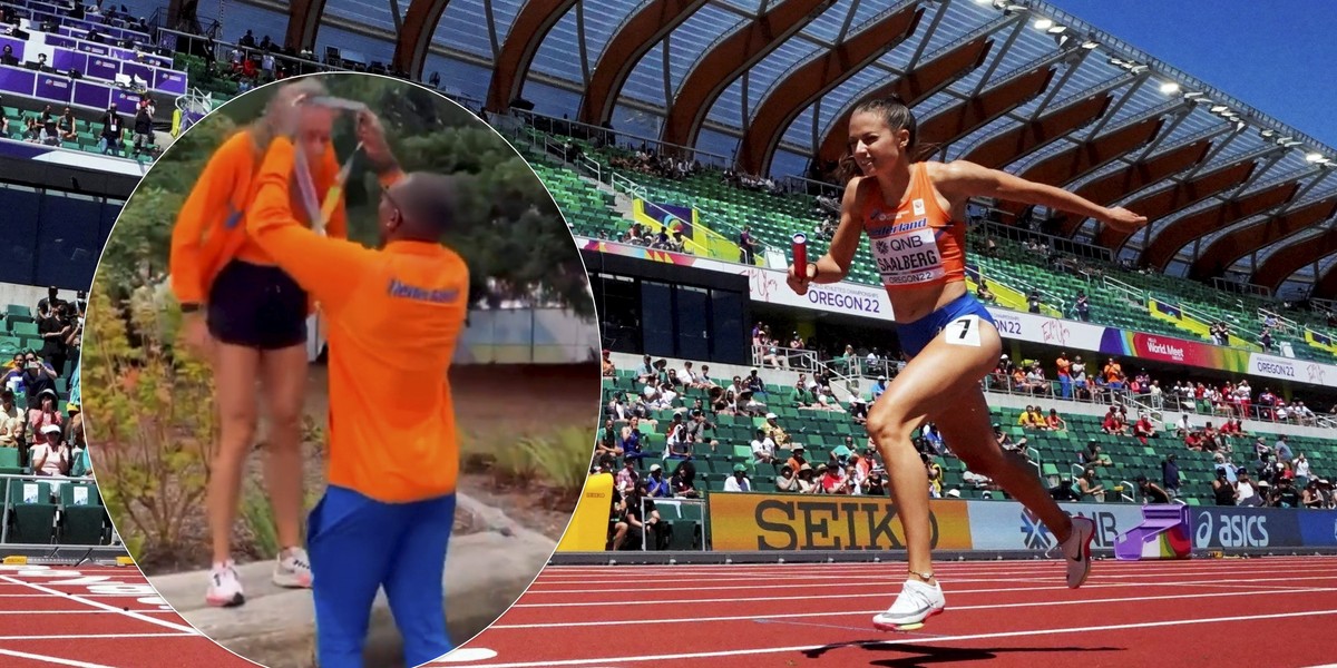 Kuriozalne sceny ma mistrzostwach świata w lekkoatletyce. 