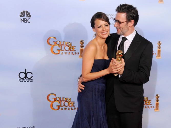 Najlepsza komedia lub musical: 'Artysta' (Michel Hazanavicius z żoną Berenice Bejo)