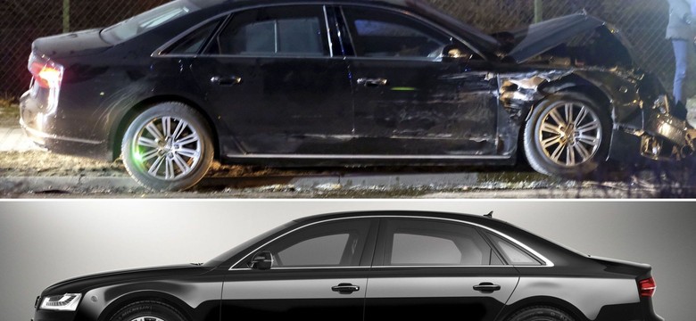 Prokuratura ma już opinię biegłych. Co kryje rejestrator rozbitego audi A8 premier Szydło?