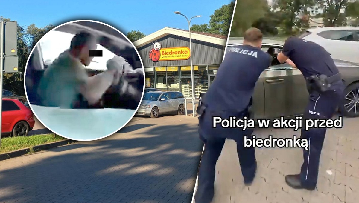 Strzały przed Biedronką w Bolkowie. Prokuratura ujawnia, kim był agresor i bada działania policjantów