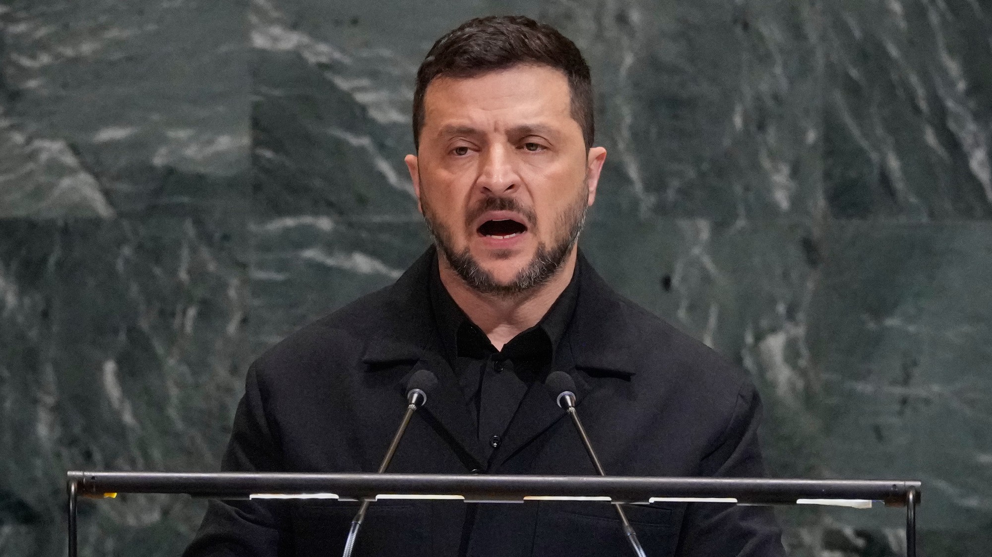 Ukrajinský prezident Volodymyr Zelenskyj.