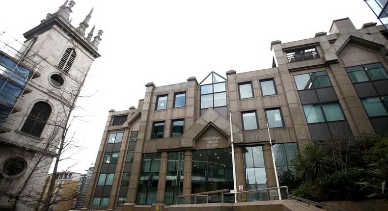 Millennium Bridge House, the main offices of Old Mutual in Britain, is seen in the City of London, Britain March 6, 2016. REUTERS/Peter Nicholls