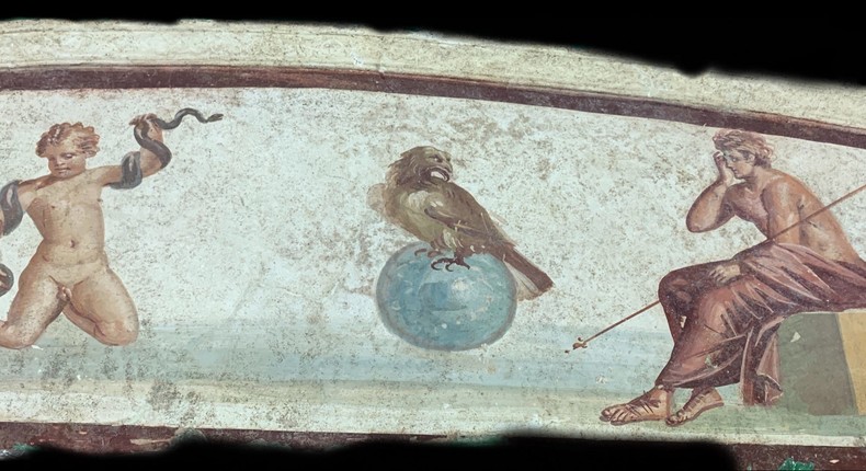 One of the artifacts surrendered by billionaire hedge fund manager Michael Steinhardt, the Ercolano Fresco, which was looted in 1995 from a Roman villa in the ruins of Herculaneum. Today the Fresco is valued at $1 million.