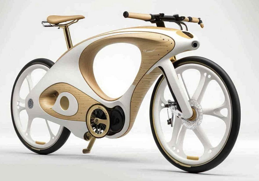 Prototyp lekkiego drewnianego roweru miejskiego eBIKE