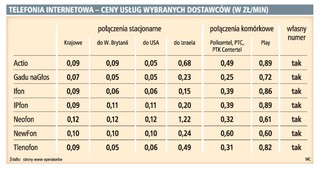 Telefonia internetowa w TP droższa niż u krajowych rywali