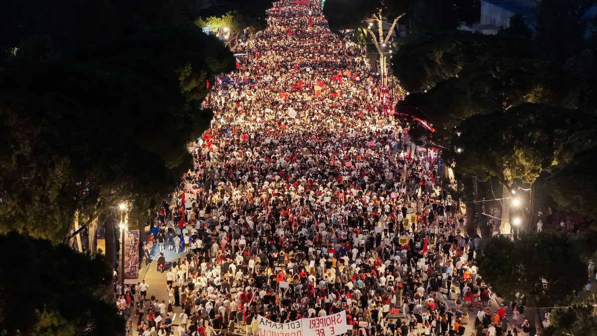 Protest u Albaniji