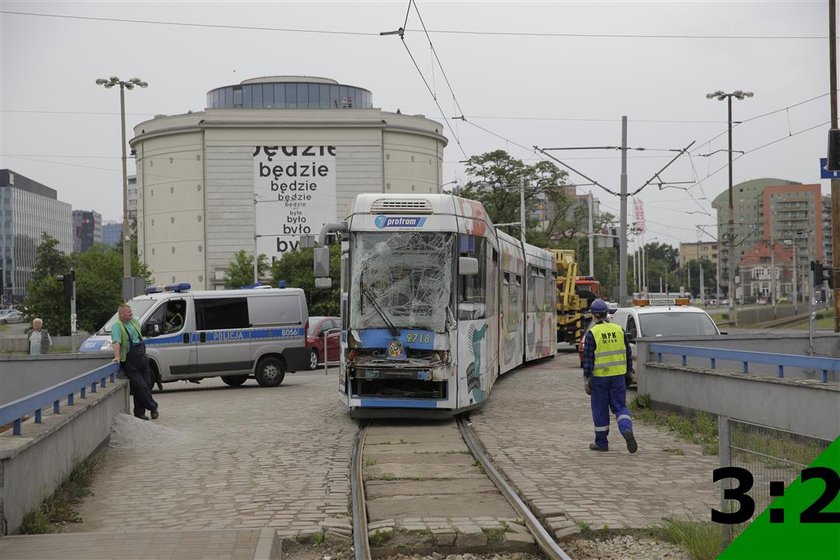 Zderzenie tramwajów we Wrocławiu