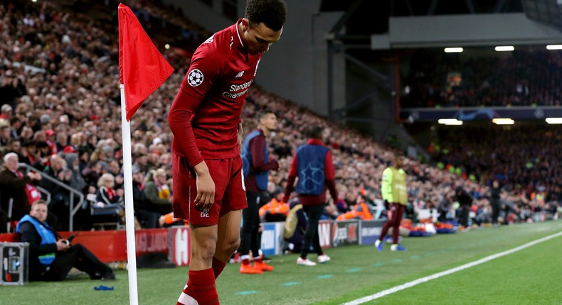 Liverpool's Trent Alexander-Arnold.Rich Linley/CameraSport via Getty Images