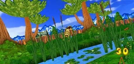Screen z gry "Pszczółka Ula"