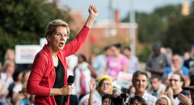 Elizabeth Warren rally