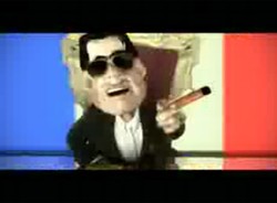 Prezydent rapuje z cygarem w dłoni