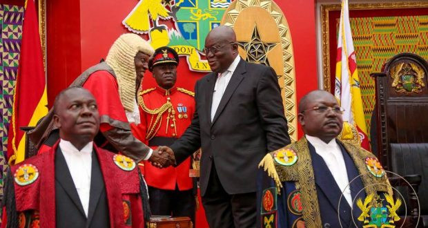 President Akufo-Addo in Parliament