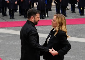 Zelenski i  Đorđa Meloni