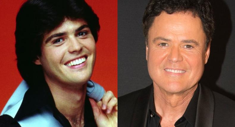 donny osmond then and now