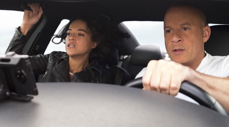 Michelle Rodriguez és Vin Diesel a Halálos Iramban 9-ben