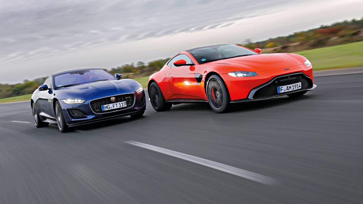 Jaguar F-Type kontra Aston Martin Vantage