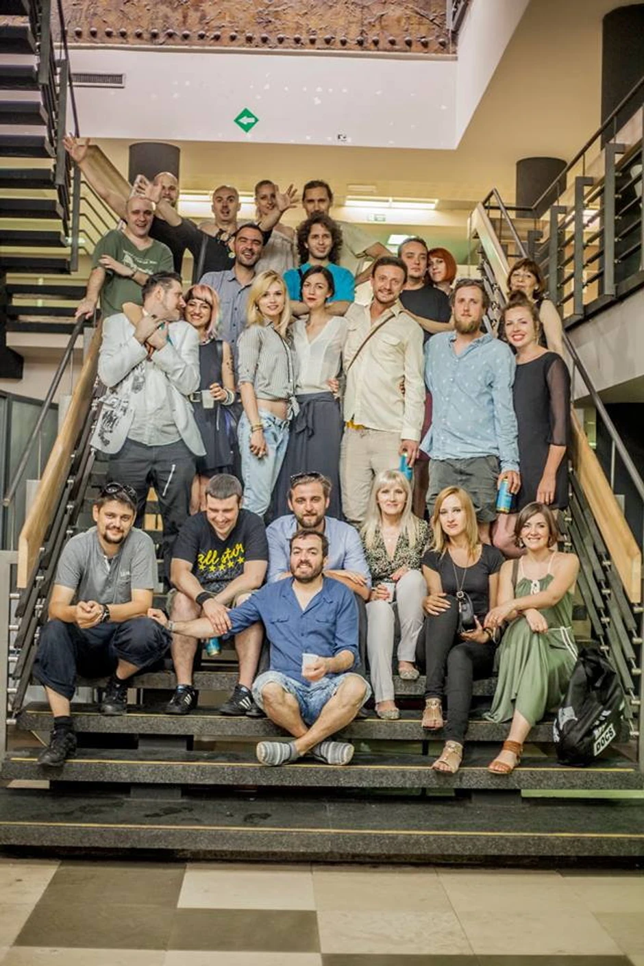 Ekipa filma "Otvoreni kavez" u Domu omladine Beograda