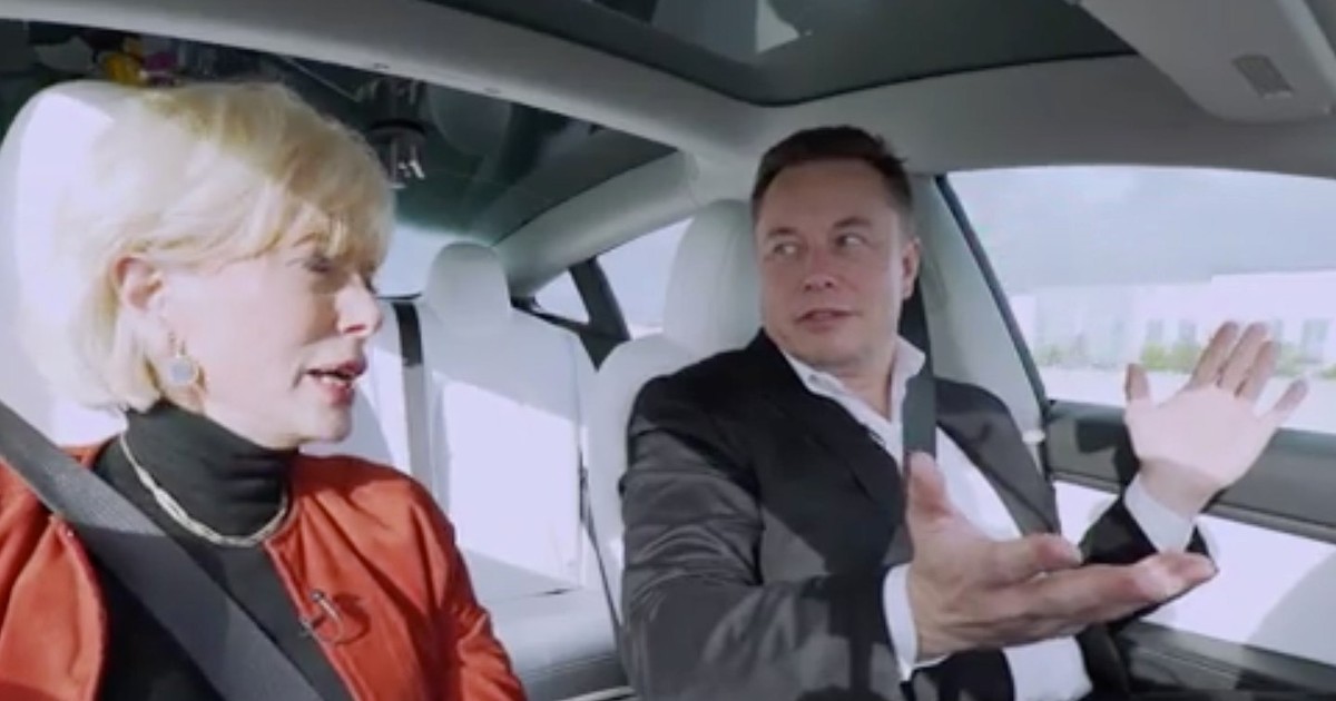 Elon Musk broke one of Tesla's biggest Autopilot rules in a TV