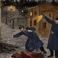 Ilustracja z „Le Petit Parisien z 1891 r. przedstawiająca zbrodnię popełnioną przez Kubę Rozpruwacza w londyńskiej dzielnicy Whitechapel