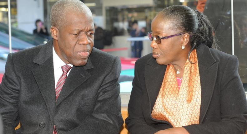 Matilda Amissah-Arthur, with Kwesi Amissah-Arthur