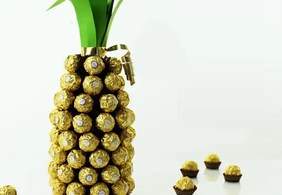 Ananas z Ferrerro Rocher: idealny prezent urodziny, imieniny, dla młodej pary