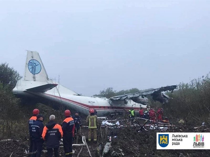 Ukraina: awaryjne lądowanie samolotu we Lwowie. Są ofiary śmiertelne