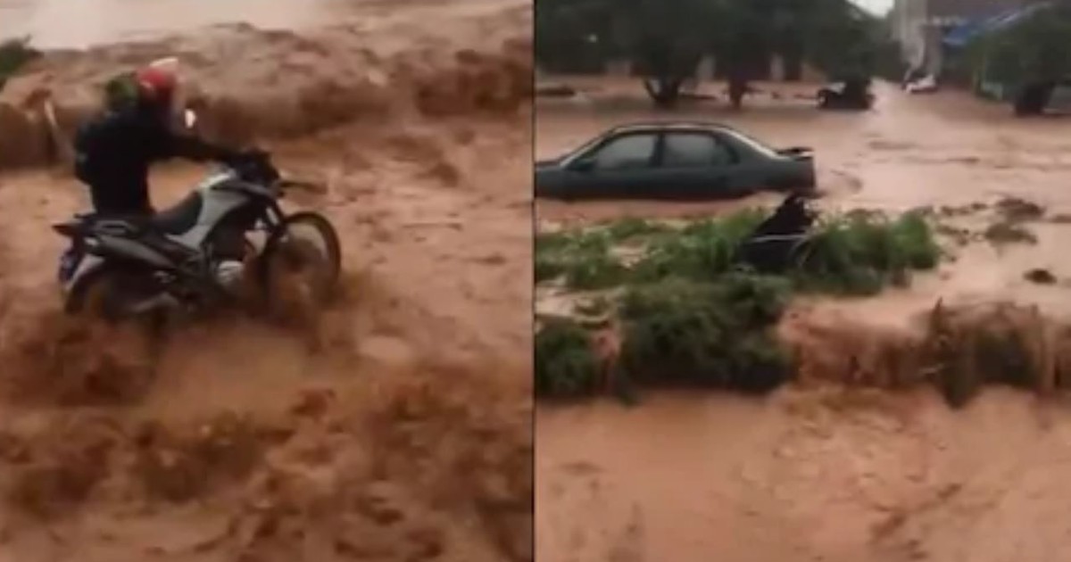 See how AccraKasoa road became after Saturday’s rainfall (video) Pulse Ghana