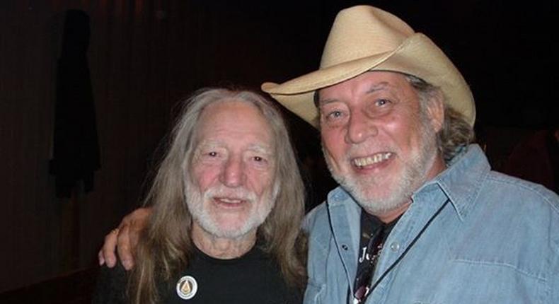 Late Randy Howard and Country music star, Willie Nelson