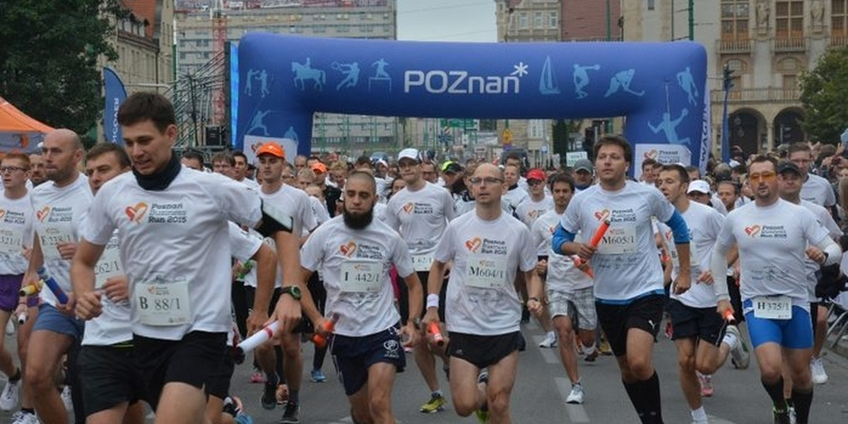 Pobiegli dla fundacji Jaśka Meli - Poznań Business Run