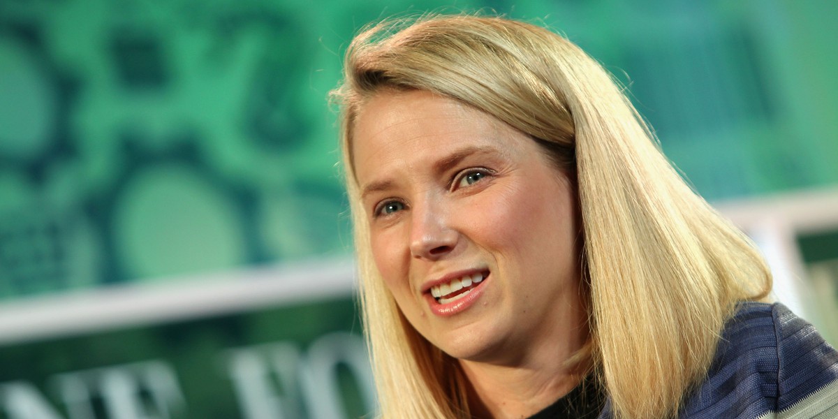 Yahoo CEO Marissa Mayer.