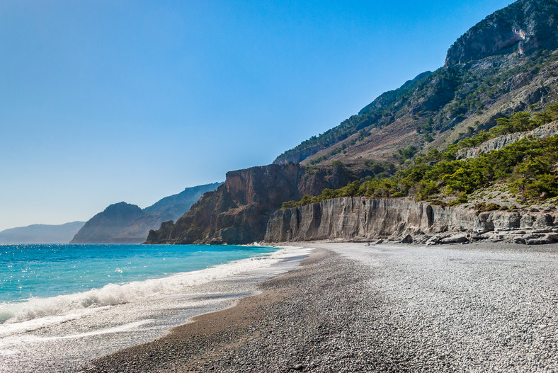 Plaża Domata, Kreta