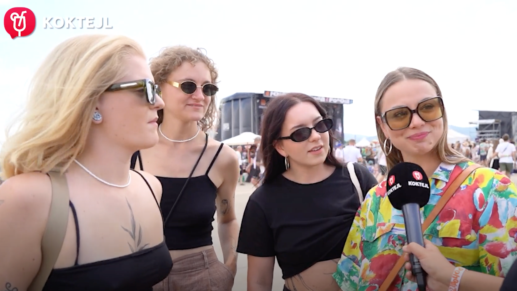 Návštevníčky festivalu Pohoda.