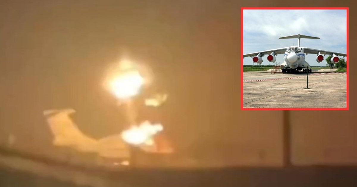 Podniebne laboratorium Putina trafione przez Ukraińców! Samolot przenosił broń laserową