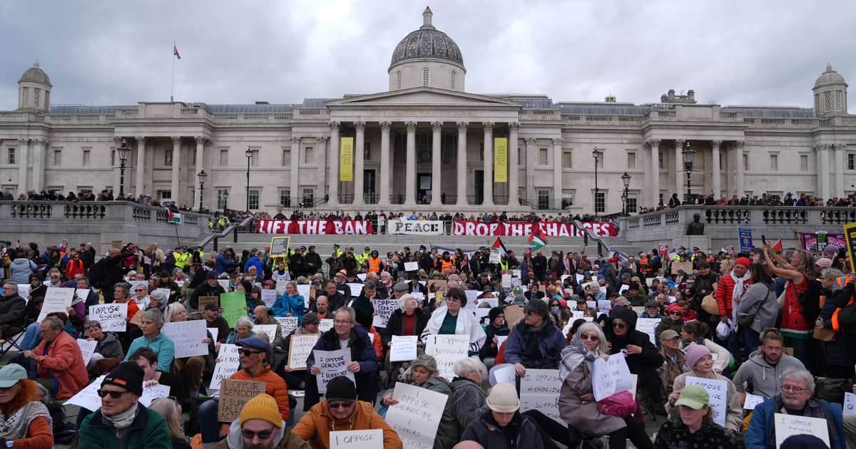 1,500 protesters target 18 UK cities over Palestine Action terror ban