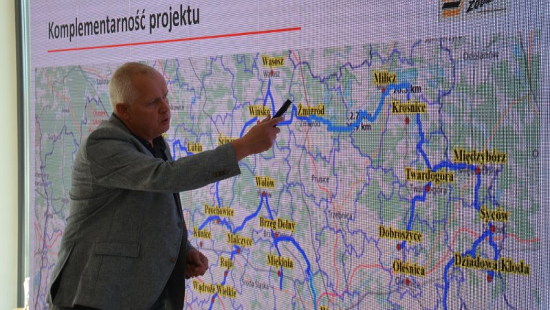 Prezentacja trasy Dolnośląskiej Autostrady Rowerowej