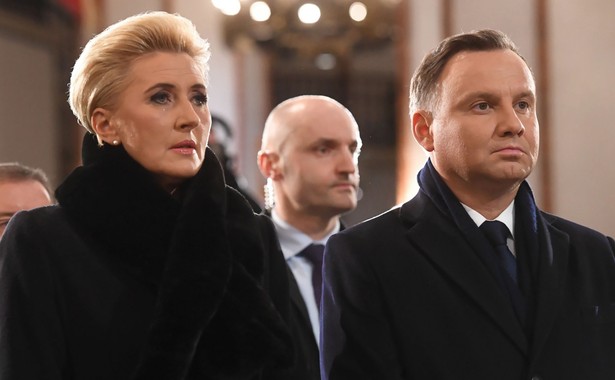 Andrzej Duda z małżonką