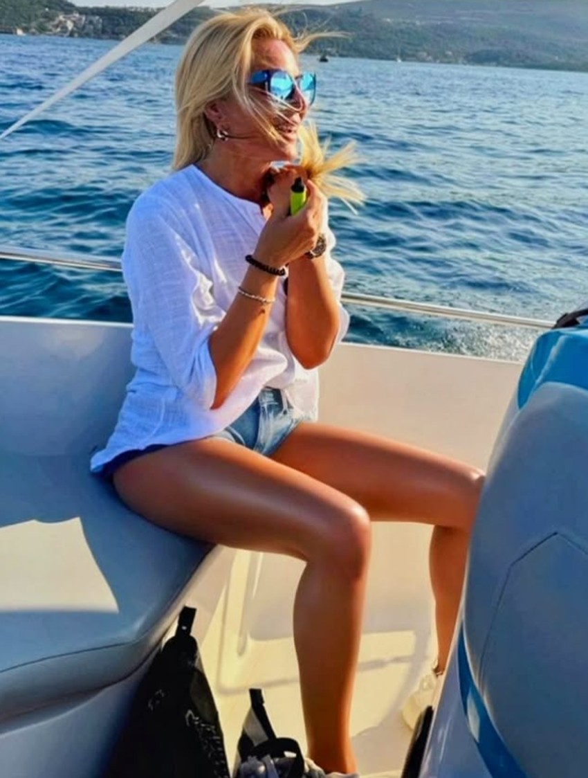 Slađana Tomašević na jahti