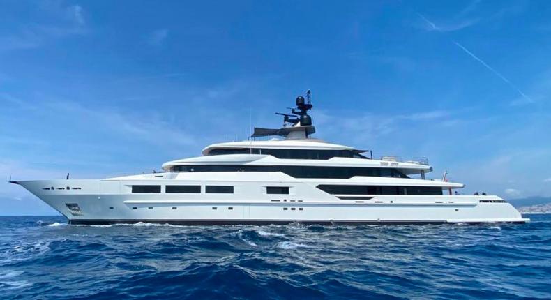 The Casino Royale, which has been refitted, features an owner's cabin with its own deck, private bar, and jacuzzi.Courtesy of Tankoa Yachts