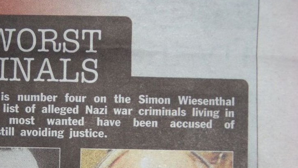 Brytyjski tabloid "The Sun", należący do koncernu Ruperta Murdocha pisze o "polskich komorach gazowych" — poinformował nas użytkownik serwisu Cynk Onet.pl.