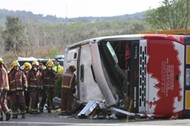 At least 14 Erasmus students die in a coach crash in Tarragona