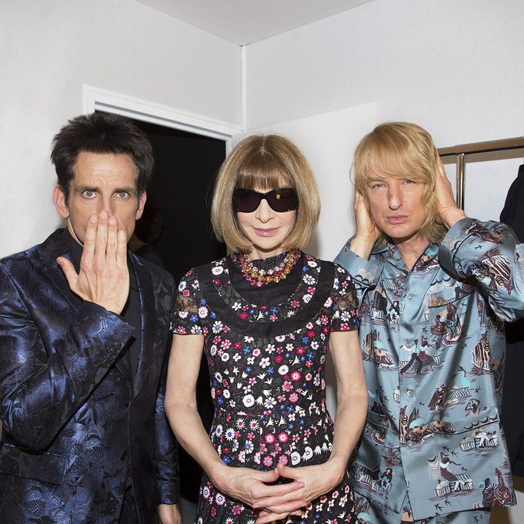 Anna Wintour, Ben Stiller i Owen Wilson