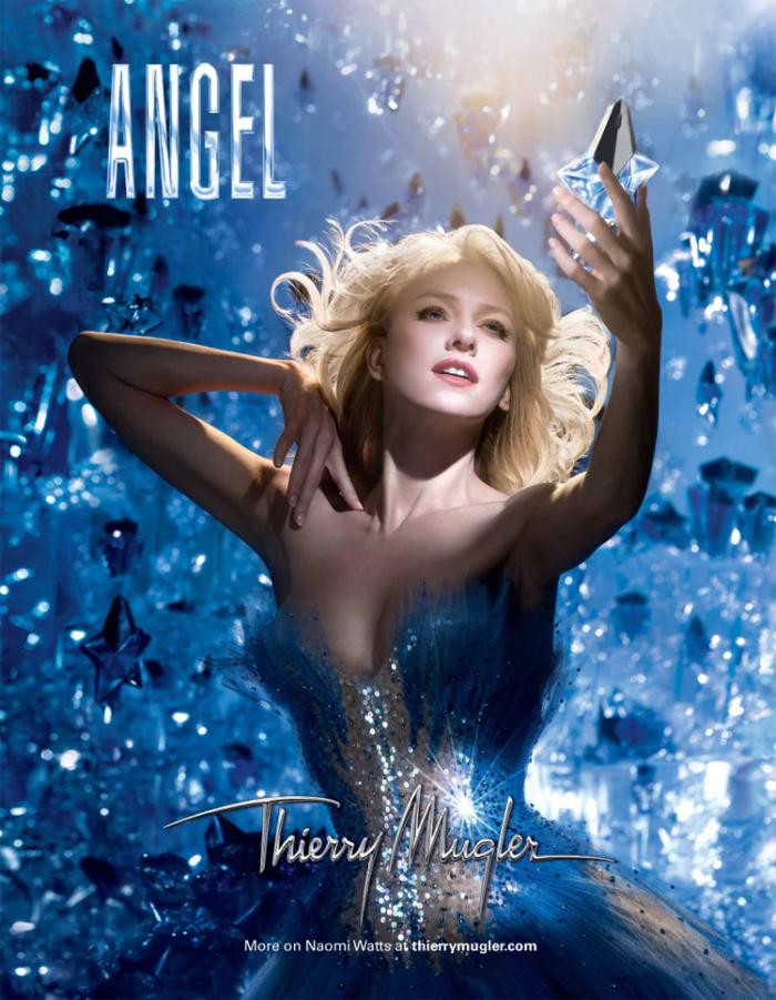 Naomi Watts w poprzedniej kampanii reklamowej perfum Angel