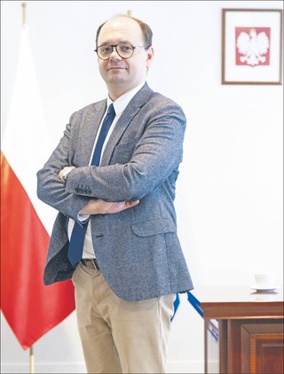 dr hab. Sebastian Gajewski, podsekretarz stanu w Ministerstwie Rodziny, Pracy i Polityki Społecznej odpowiadający za ubezpieczenia społeczne
