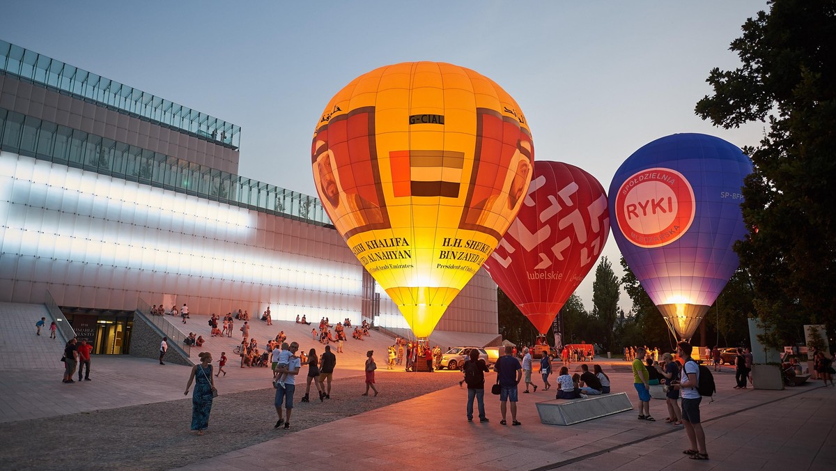 Przygotowania do Zawodów Balonowych w Lublinie