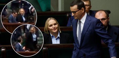 Chorosińska chciała usiąść koło Morawieckiego. Niewiarygodne, co zrobił premier! Nagranie podbija sieć