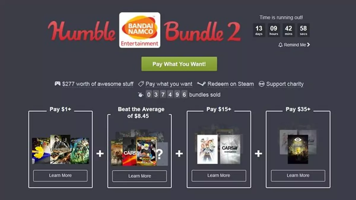 Humble Namco Bandai Bundle - osiem doskonałych gier za grosze