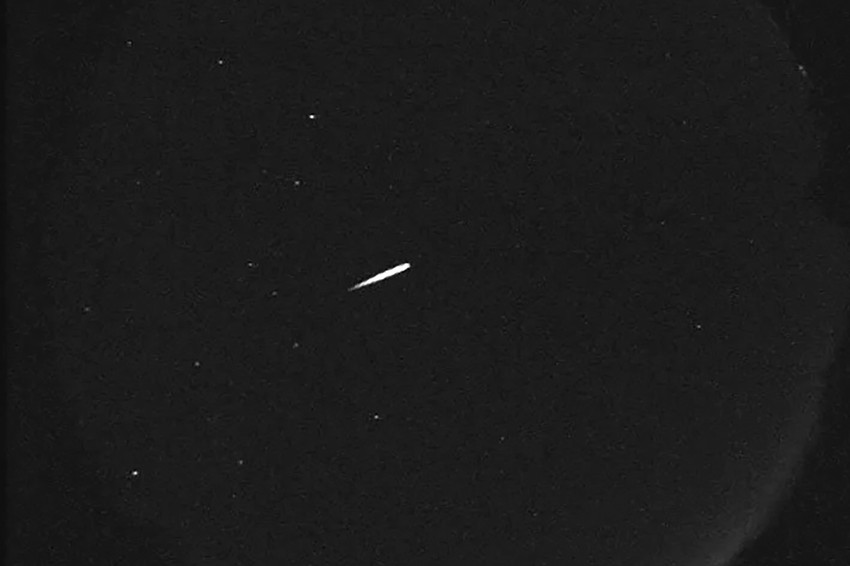 Meteor iz meteorske kiše Orionida 13. oktobra